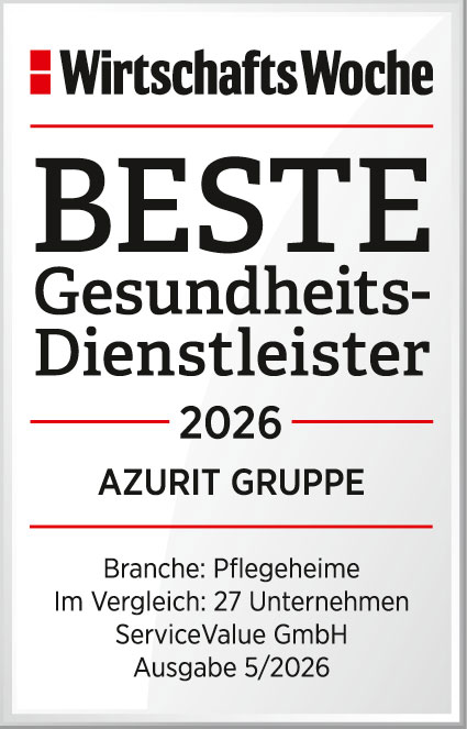 WiWo BESTE Gesundheitsdienstleister 2026 AZURIT GRUPPE